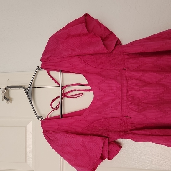 Serophine Women's Cotton Broderie Maternity and Nursing Dress sz 2 - Picture 6 of 14